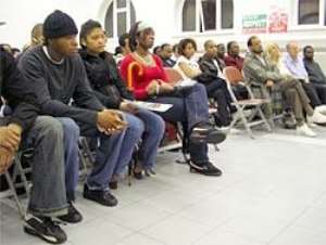 The Respect meeting on gun and knife crime in Wandsworth and Merton Pic: Wandsworth Respect